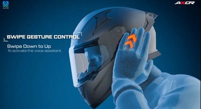 Axor Apex Smart helmet voice assistant